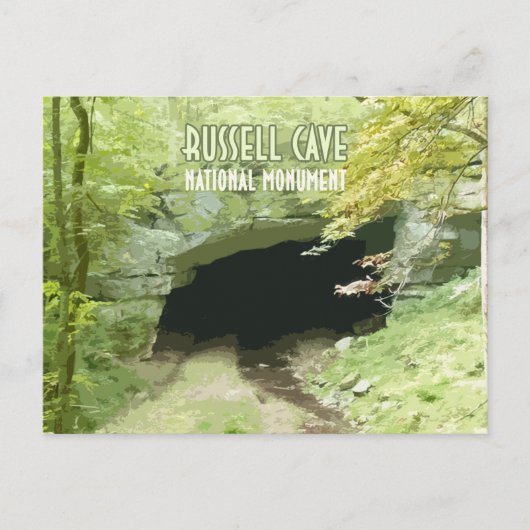 Russell Cave National Monument Alabama Briefkaart (Voorkant)