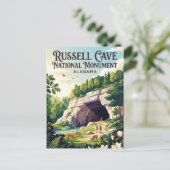 Russell Cave National Monument Alabama Briefkaart (Staand voorkant)