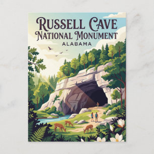 Russell Cave National Monument Alabama Briefkaart