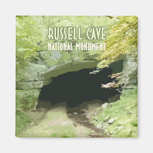 Russell Cave National Monument Alabama Magneet (Voorkant)