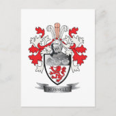 Russell Coat of Arms Briefkaart (Voorkant)