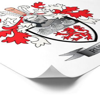 Russell Coat of Arms Poster