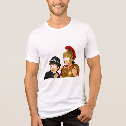 "Russell Crowe?"  Tri-Blend Shirt (Voorkant)