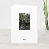 Russell Falls Kaart (Achterkant)