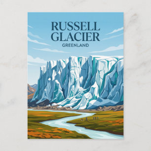Russell Gletsjer Groenland Briefkaart