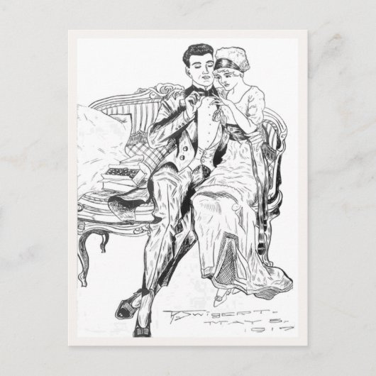 Russell L. Swigert 1917 voorstel art Briefkaart (Voorkant)