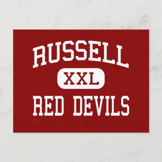 Russell - Rode duivels - High - Russell Kentucky Briefkaart (Voorkant)