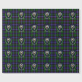 Russell Scottish Clan Tartan & Crest Cadeaupapier (Vlak)