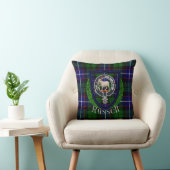 Russell Scottish Clan Tartan & Crest Kussen (Stoel)