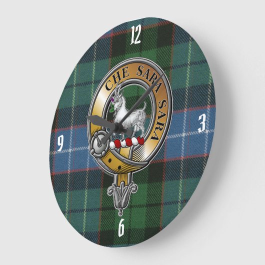 Russell Tartan & Badge Grote Klok (Hoek)