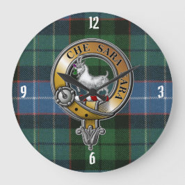 Russell Tartan & Badge Grote Klok