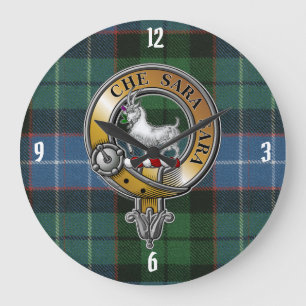 Russell Tartan & Badge Grote Klok