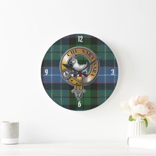 Russell Tartan & Badge Grote Klok (Huis)