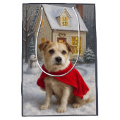 Russell Terrier Holiday  Medium Cadeauzakje (Voorkant)