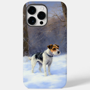 Russell Terrier Laat het sneeuwen Kerstmis Case-Mate iPhone 14 Pro Max Hoesje