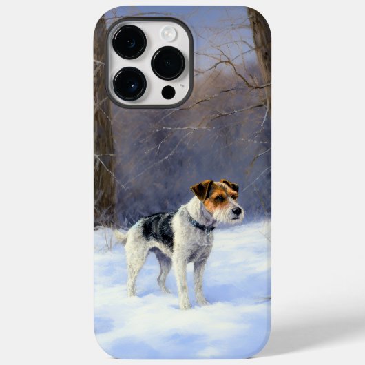 Russell Terrier Laat het sneeuwen Kerstmis Case-Mate iPhone Case (Achterkant)