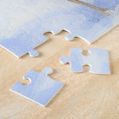 Russell Terrier Laat het Sneeuwen Kerstmis Legpuzzel (Zijkant)