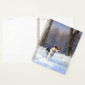 Russell Terrier Laat het sneeuwen Kerstmis Planner (Display)