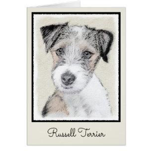 Russell Terrier Rough Painting - Original Dog Art