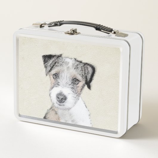 Russell Terrier Rough Painting - Original Dog Art (Voorkant)