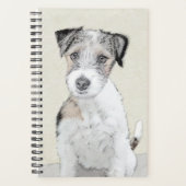 Russell Terrier Rough Painting - Original Dog Art Planner (Voorkant)