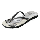 Russell Terrier Rough Painting - Original Dog Art Teenslippers (Schuin)