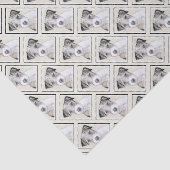 Russell Terrier Rough Painting - Original Dog Art Tissuepapier (Detail)