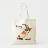 Russell Terrier Witch Canvas tas (Voorkant)