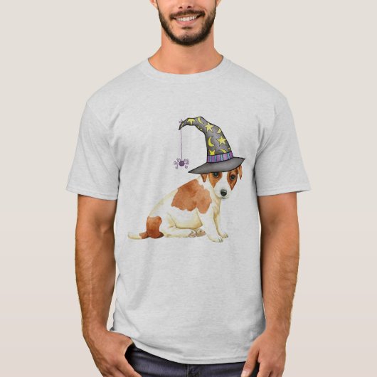 Russell Terrier Witch T-Shirt (Voorkant)