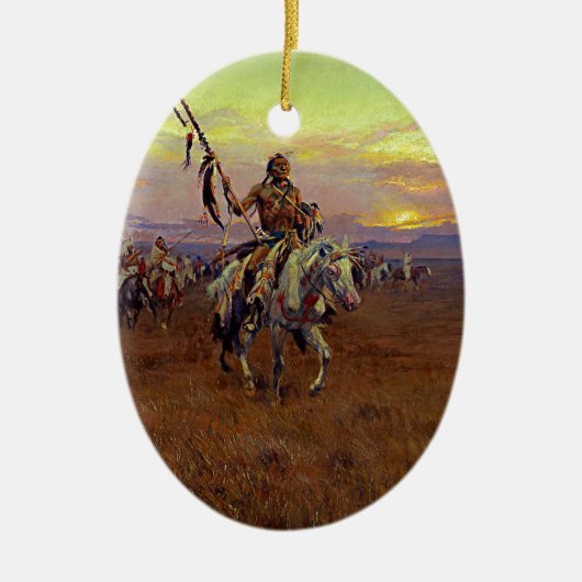 Russell The Medicine Man Keramisch Ornament (Voorkant)