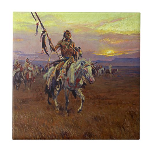 Russell The Medicine Man Tegeltje (Voorkant)