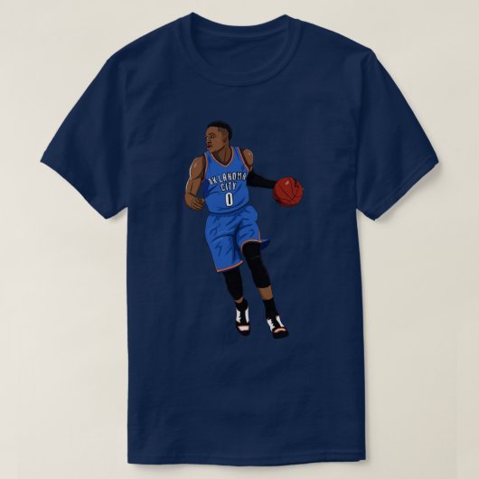 Russell Westbrook OKC T-shirt (Design voorkant)