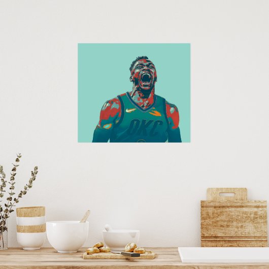 Russell Westbrook Poster (Keuken)