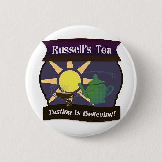 Russell's Tea Ronde Button 5,7 Cm (Voorkant)