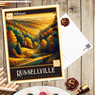 Russellville, Arkansas    BRIEFKAART