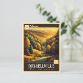 Russellville, Arkansas |  BRIEFKAART (Staand voorkant)