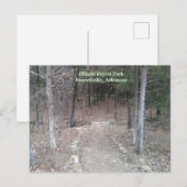 Russellville, Arkansas Park Trail Briefkaart (Voorkant / Achterkant)