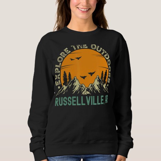 Russellville Arkansas Verken het buitenleven Trui (Voorkant)