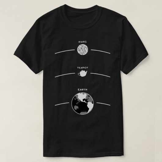 Russellx27s Theapot A Celestial Diagram T-shirt (Design voorkant)