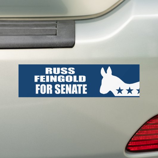 RUSSEN FEINGOLD VOOR SENAAT BUMPERSTICKER