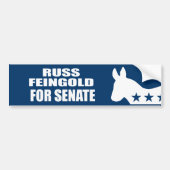 RUSSEN FEINGOLD VOOR SENAAT BUMPERSTICKER (Voorkant)