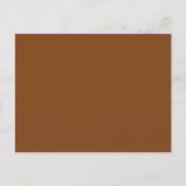 Russet Brown Briefkaart (Voorkant)