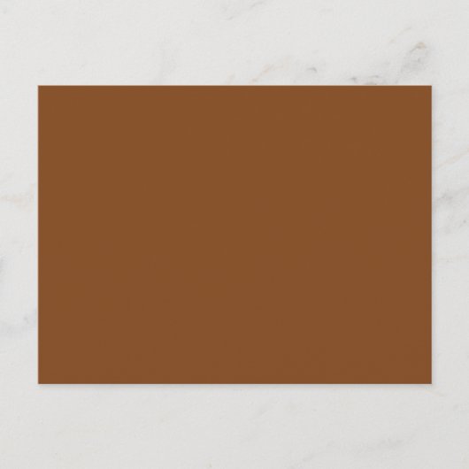 Russet Brown Briefkaart (Voorkant)