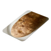 Russet Potato on White Plate Photo Magneet (Linkerzijde)
