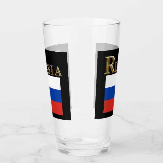 RUSSIA BEER GLASS GLAS (Links)