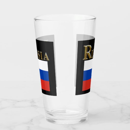 RUSSIA BEER GLASS GLAS (Rechts)
