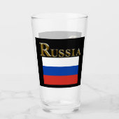 RUSSIA BEER GLASS GLAS (Voorkant)