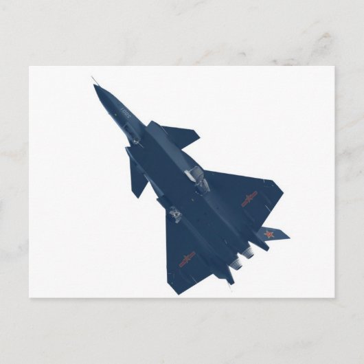 RUSSIA FIGHTER JET BRIEFKAART (Voorkant)