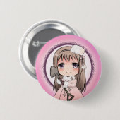 Russia - Nyotalia version Ronde Button 5,7 Cm (Voorkant /achterkant)