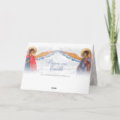 Russian Angel Christmas Wenskaart Feestdagen Kaart (Achterkant)